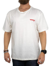 Wrangler - T-Shirt - Cowboy Country - Vit