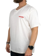 Wrangler - T-Shirt - Cowboy Country - Vit