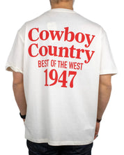 Wrangler - T-Shirt - Cowboy Country - Vit