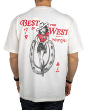 Wrangler - T-Shirt - Best Of the West - Vit