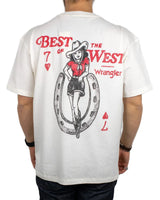 Wrangler - T-Shirt - Best Of the West - Vit