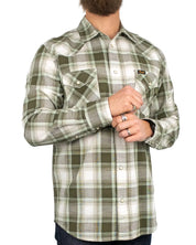 Wrangler - Flanellskjorta - Western Shirt - Grön