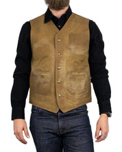Pike Brothers - Vaxad Väst - 1937 Roamer Vest - Brun