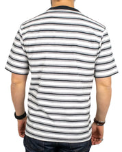 Wrangler - T-Shirt - Striped Tee - Vit