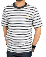 Wrangler - T-Shirt - Striped Tee - Vit