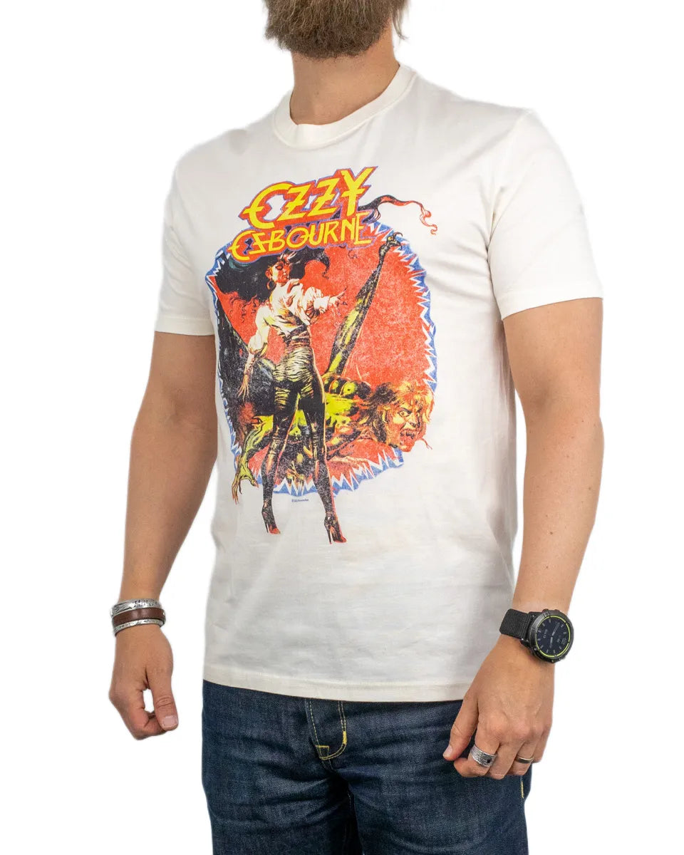 Band Tee - Ozzy Osbourne T-Shirt - The Ultimate Sin Tour '86 - Vit