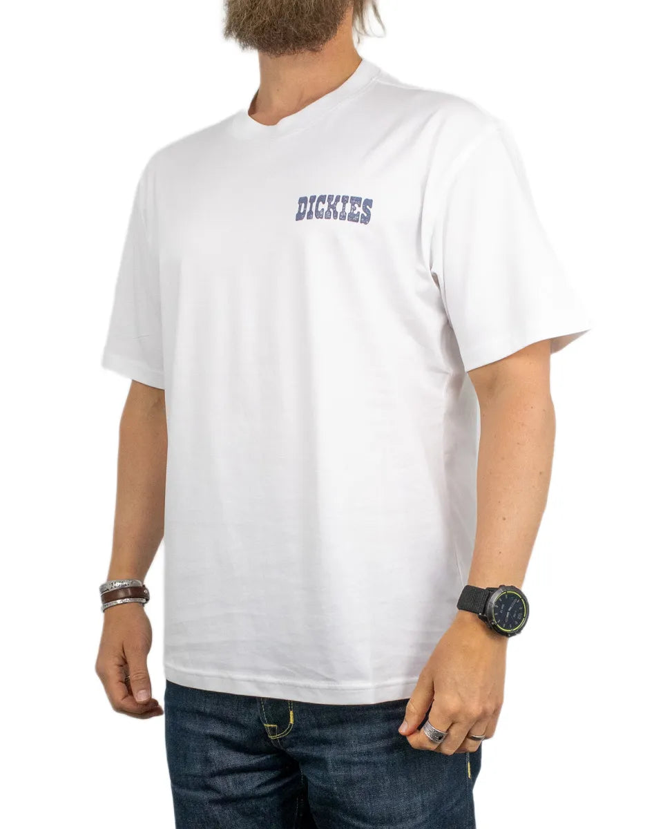 Dickies - T-Shirt - Plain City - Nycklar - Vit