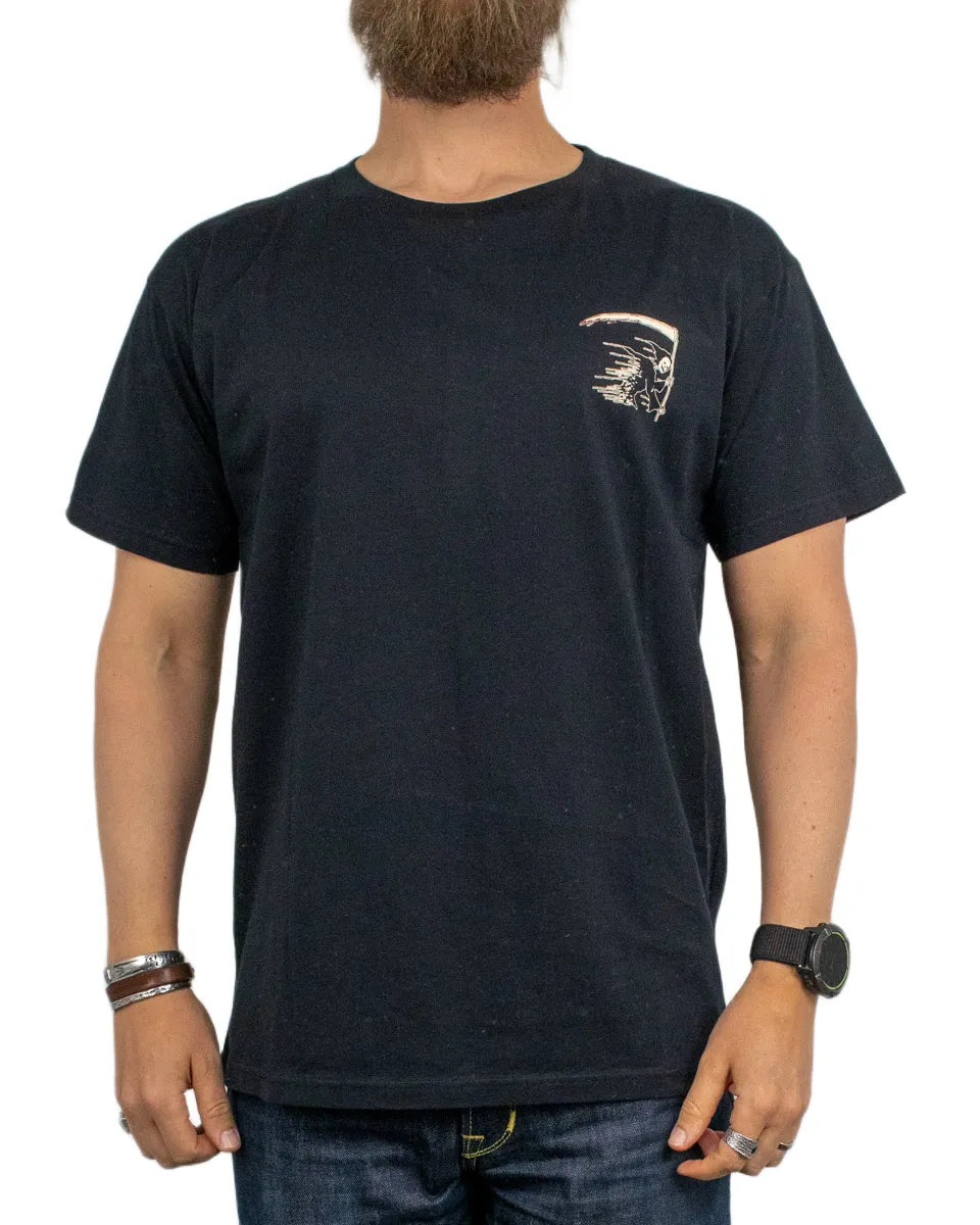 Pike Brothers - T-Shirt - Grim Reaper - Svart