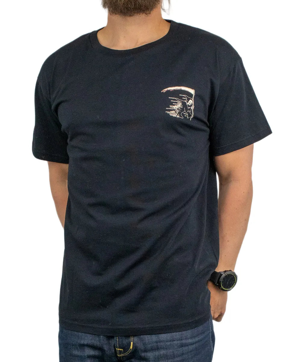 Pike Brothers - T-Shirt - Grim Reaper - Svart