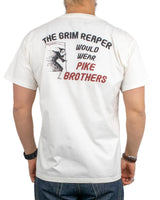 Pike Brothers - T-Shirt - Grim Reaper - Vit
