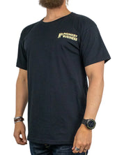 Pike Brothers - T-Shirt - No Monkey Business - Svart