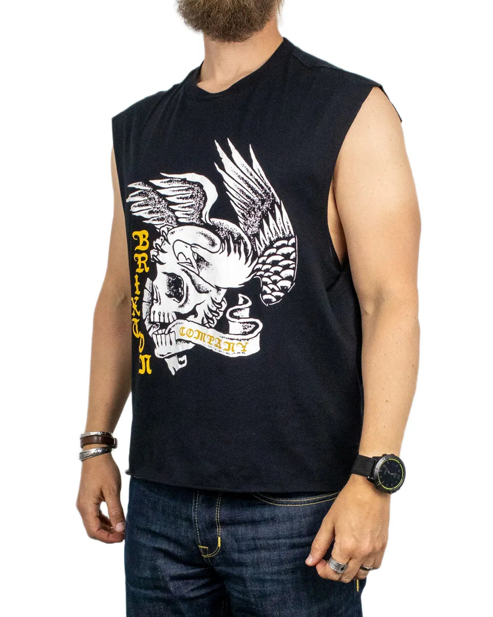 Brixton - Linne - Wolcott Muscle Tank - Svart