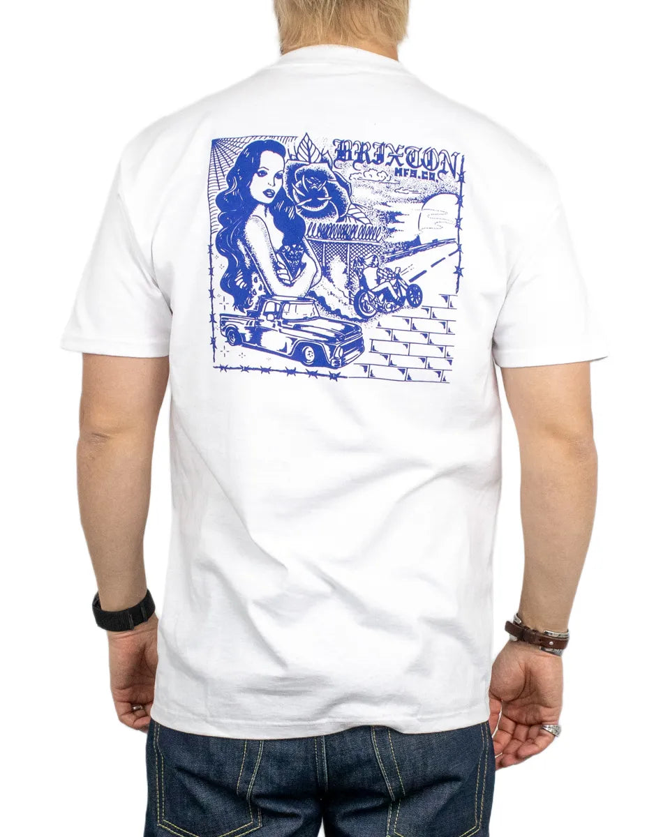 Brixton - T-Shirt - Cisco - Vit