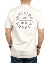 Brixton - T-Shirt - Oath V - Krämvit