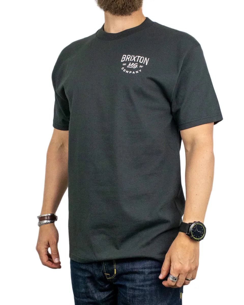 Brixton - T-Shirt - Fremont - Vintage Svart