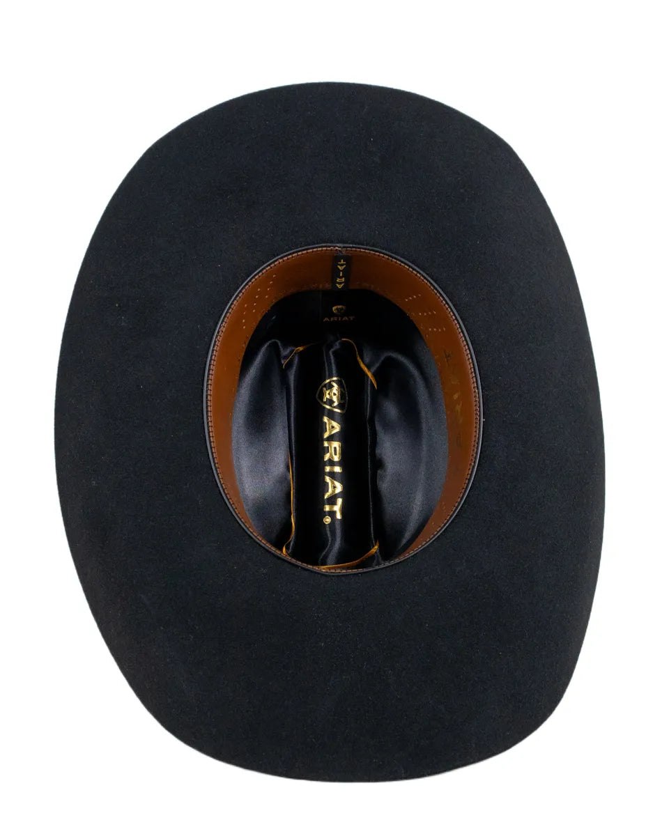 Ariat - Cowboyhatt - 3X MF Western Ullhatt - Svart