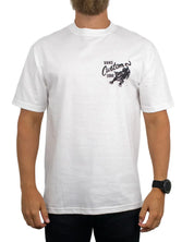 Vans - T-Shirt - Custom Cat - Vit