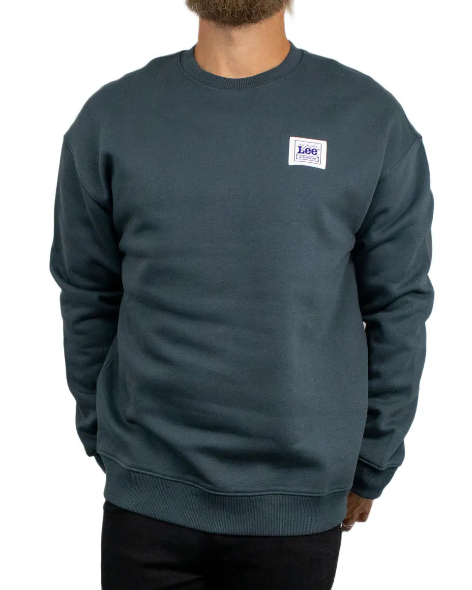 Lee Jeans - Sweatshirt - Workwear Washed Black - Svart