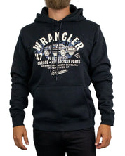 Wrangler - Hoodie - Americana Black Beauty - Svart
