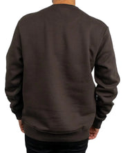 Wrangler - Sweatshirt - Small Graphic Crew Chocolate Torte - Brun