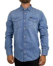 Lee Jeans - Skjorta - Regular Western Shirt Cliffside - Blå