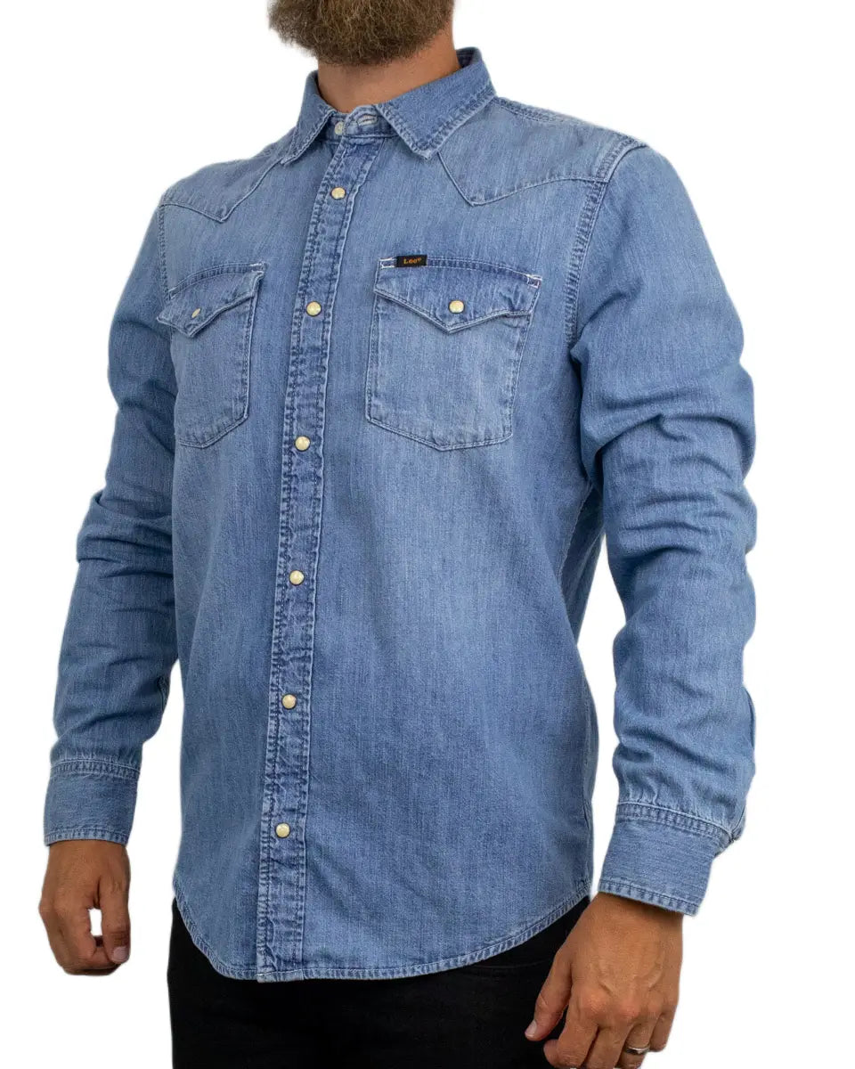 Lee Jeans - Skjorta - Regular Western Shirt Cliffside - Blå