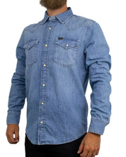 Lee Jeans - Skjorta - Regular Western Shirt Cliffside - Blå
