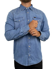 Lee Jeans - Skjorta - Regular Western Shirt Cliffside - Blå