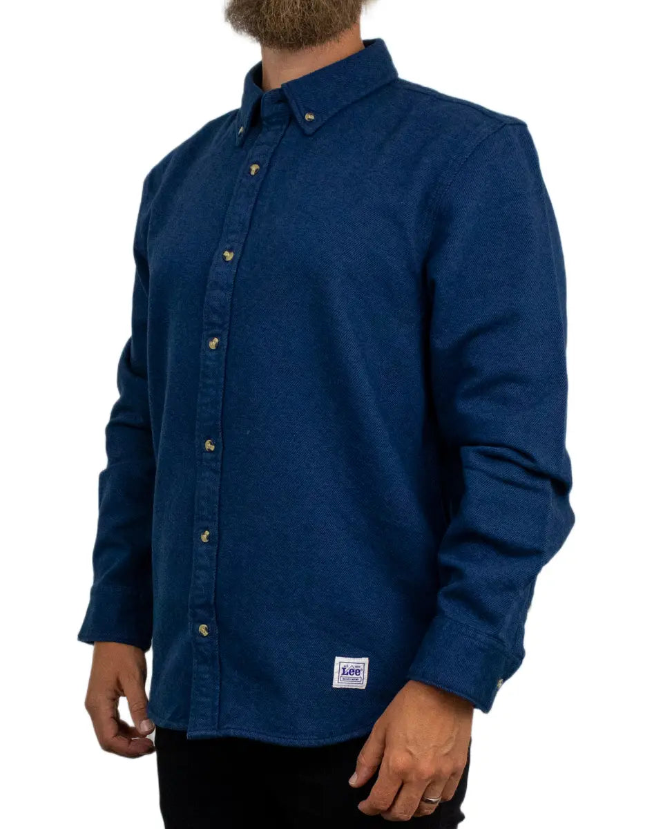 Lee Jeans - Skjorta - Workwear Button Down Insignia Blue - Blå