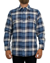 Wrangler - Skjorta - Western Utility Shirt Bering Sea - Blå