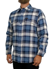 Wrangler - Skjorta - Western Utility Shirt Bering Sea - Blå