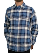 Wrangler - Skjorta - Western Utility Shirt Bering Sea - Blå