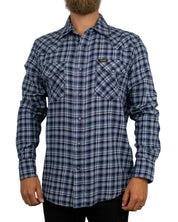 Wrangler - Skjorta - Western Shirt Deep Blue - Blå