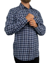 Wrangler - Skjorta - Western Shirt Deep Blue - Blå