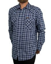 Wrangler - Skjorta - Western Shirt Deep Blue - Blå
