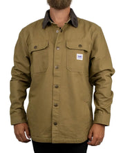 Lee Jeans - Overshirt - Workwear Relaxed Overshirt Dark Khaki - Khaki / Beige
