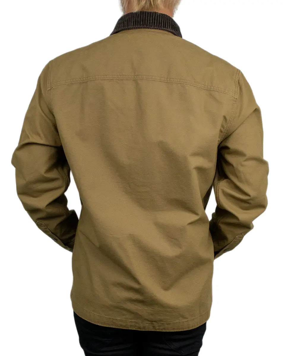 Lee Jeans - Overshirt - Workwear Relaxed Overshirt Dark Khaki - Khaki / Beige