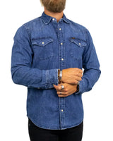 Lee Jeans - Jeansskjorta - Regular Western Shirt Brookside - Blå