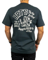 Lee Jeans - T-shirt - Workwear Crew Tee Washed - Svart