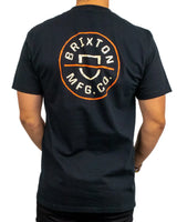 Brixton - T-Shirt - Crest II - Svart
