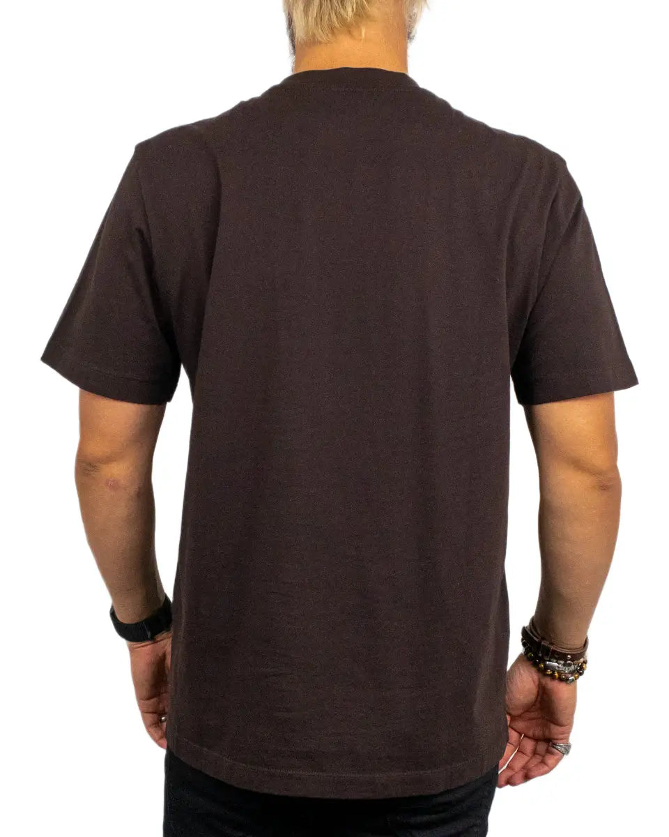 Timberland Heritage Seal T-shirt i brun, baksida