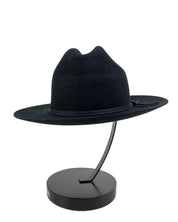 Stetson Ten Sleep westernhatt i svart, cattleman-kulle sedd framifrån