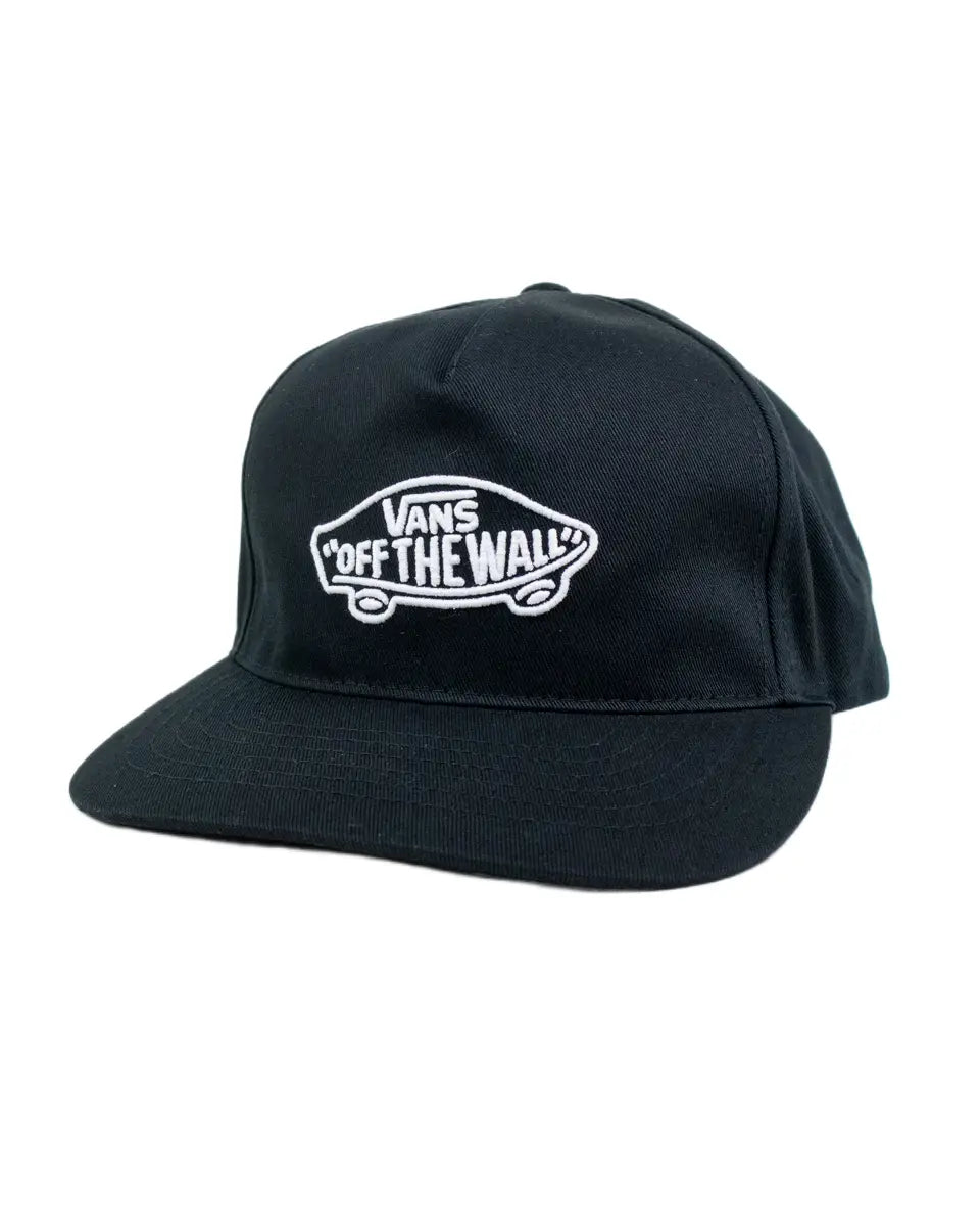 Vans Classic Snapback keps i svart, snett framifrån