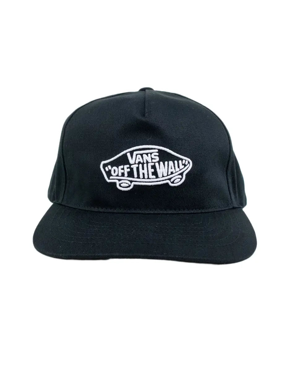 Vans Classic Snapback keps i svart, framifrån