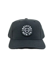 Brixton Crest MP keps i svart, framifrån