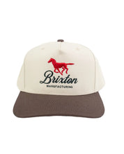 Brixton Leisure keps i krämvitt och brunt, framifrån