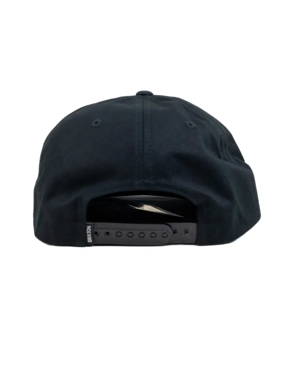 Brixton Meyers keps i svart, baksidan med snapback