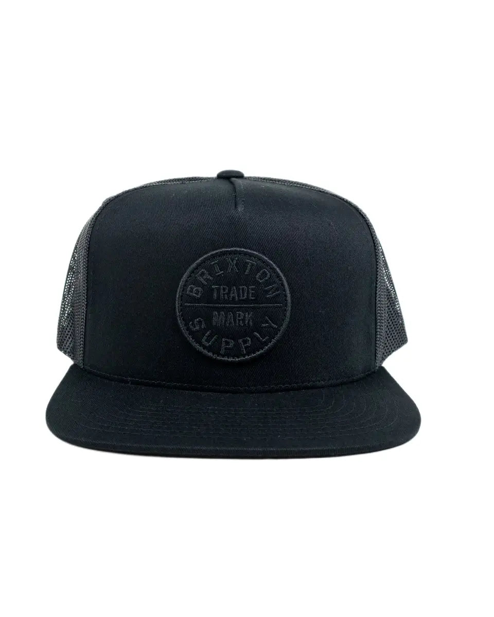 Brixton Oath MP truckerkeps i svart, framifrån