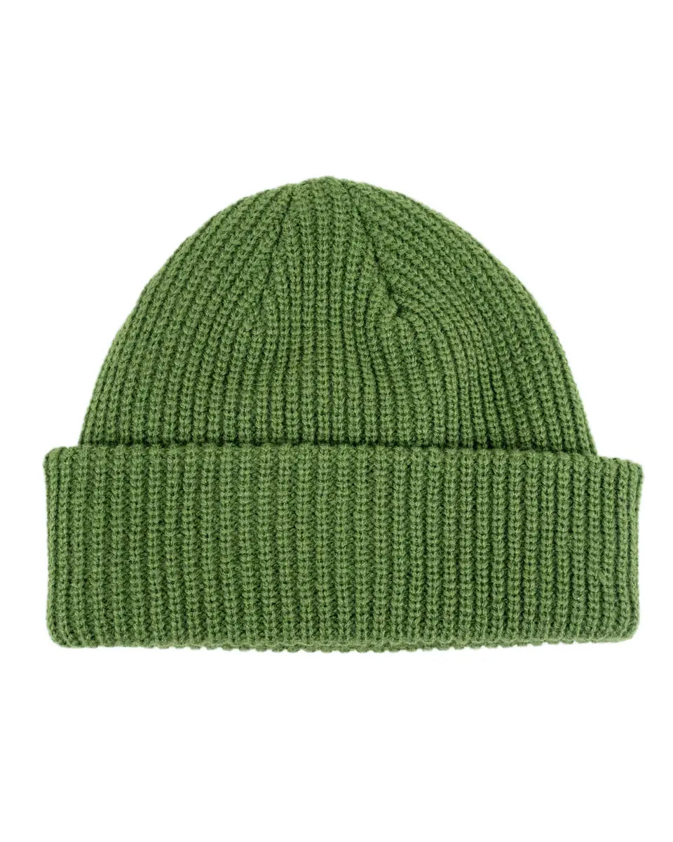 Vans Core Basic Cuff mössa i grönt, framifrån