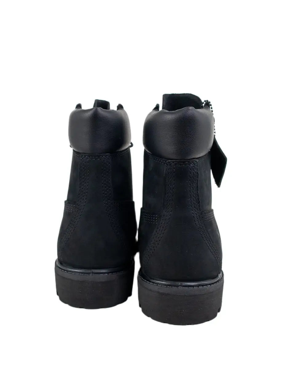 Timberland Premium 6-Inch känga i svart, paret bakifrån